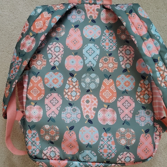 Matilda Jane Cece Apple Print Backpack Back to School - Picture 11 of 16
